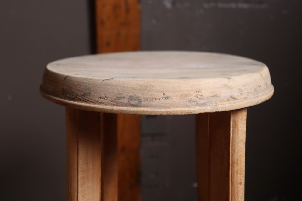 №162 木製丸椅子 スツール アンティーク家具 古道具 イス | iichi 日々