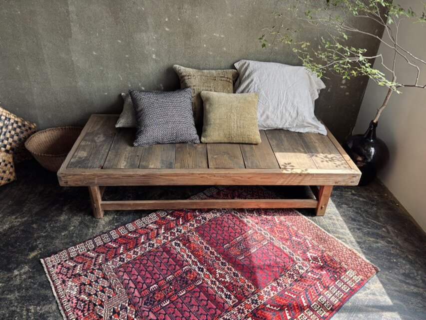 antique rug OLD KILIM トルクメン | iichi 日々の暮らしを心地よく