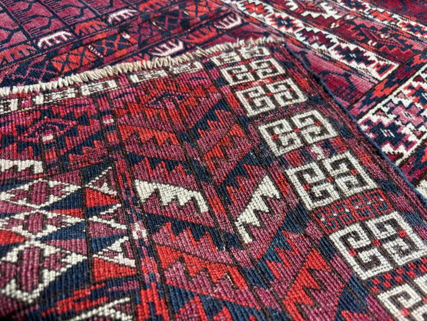 antique rug OLD KILIM トルクメン | iichi 日々の暮らしを心地よく
