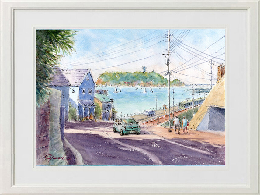 水彩画展 緑の江の島 #749 | iichi 日々の暮らしを心地よくする 水彩画展 緑の江の島 #749 | iichi 日々の暮らしを心地よくする