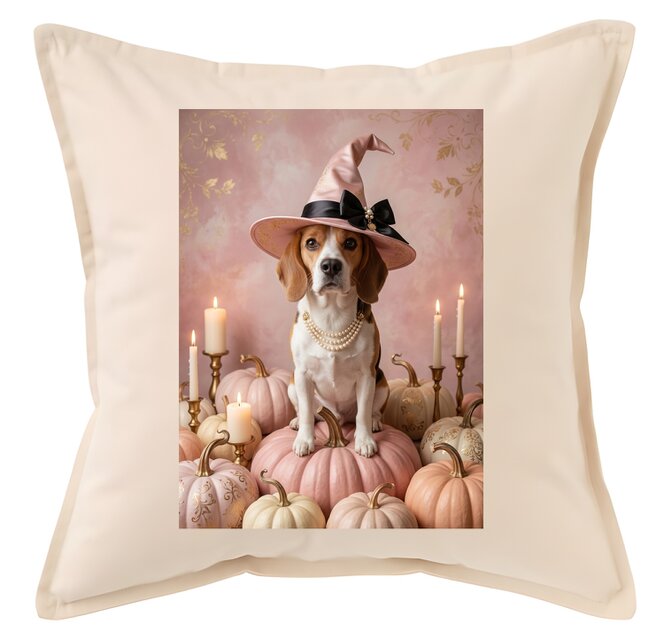 犬（ビーグル）クッション 45cm ハロウィン限定アート | iichi 日々の