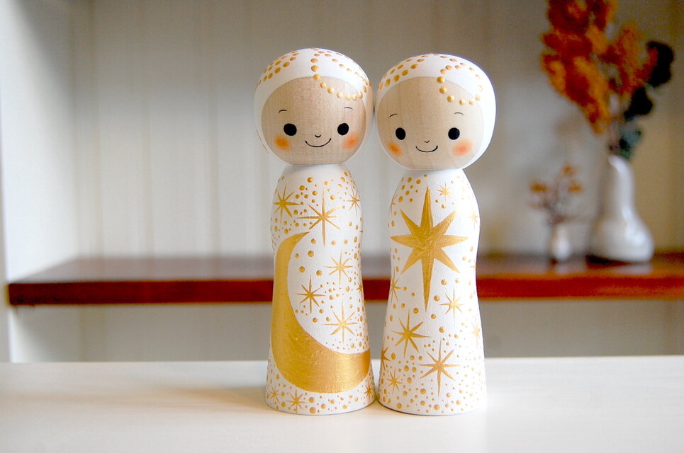月 と 星 ＊＊ | iichi 日々の暮らしを心地よくするハンドメイドや
