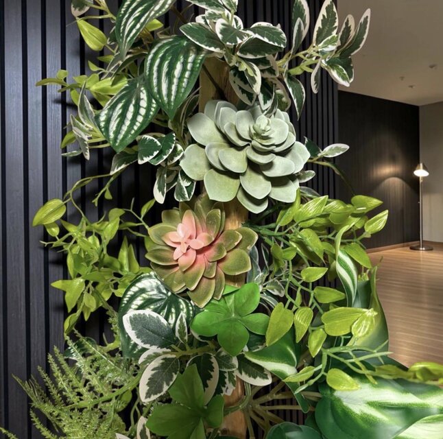 光触媒 人工観葉植物 ウォールグリーン フェイクグリーン 流木アレンジ