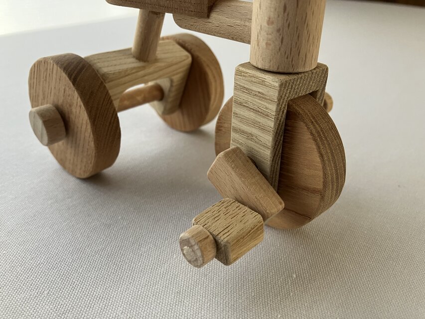 木製ミニチュア三輪車 | iichi 日々の暮らしを心地よくする
