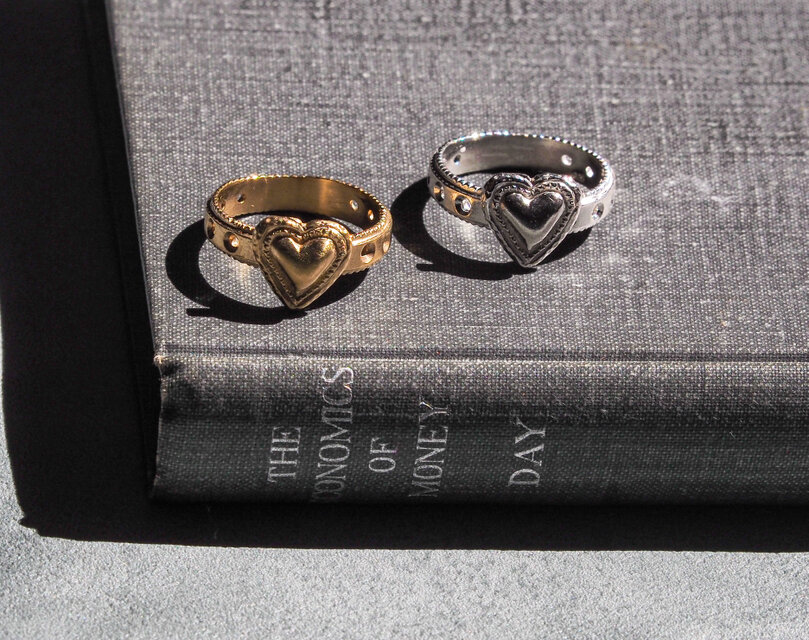Classic heart ring❤︎クラシックハートリング | iichi 日々の暮らし
