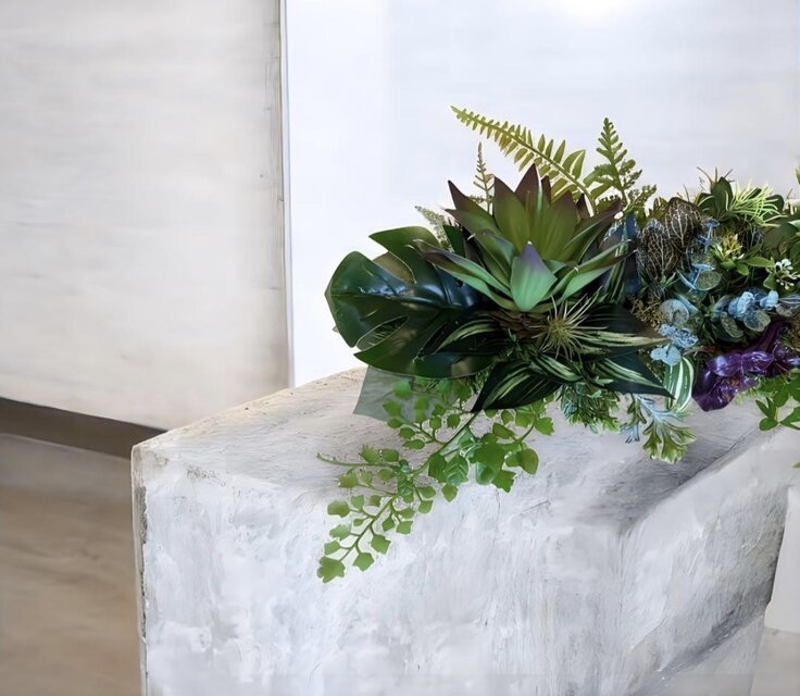 光触媒 人工観葉植物 ウォールグリーン フェイクグリーン 壁掛け11040