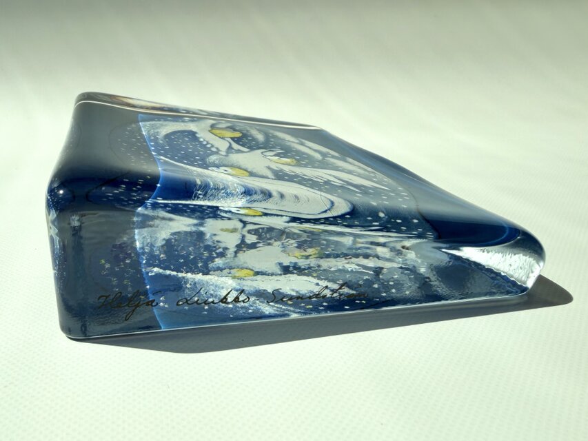 iittala Heljä Liukko-Sundström 天使 ガラスカード 大サイズ ヘルヤ