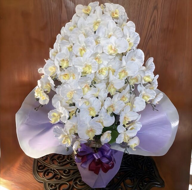 光触媒 人工観葉植物 ウォールグリーン フェイクグリーン 造花 胡蝶蘭