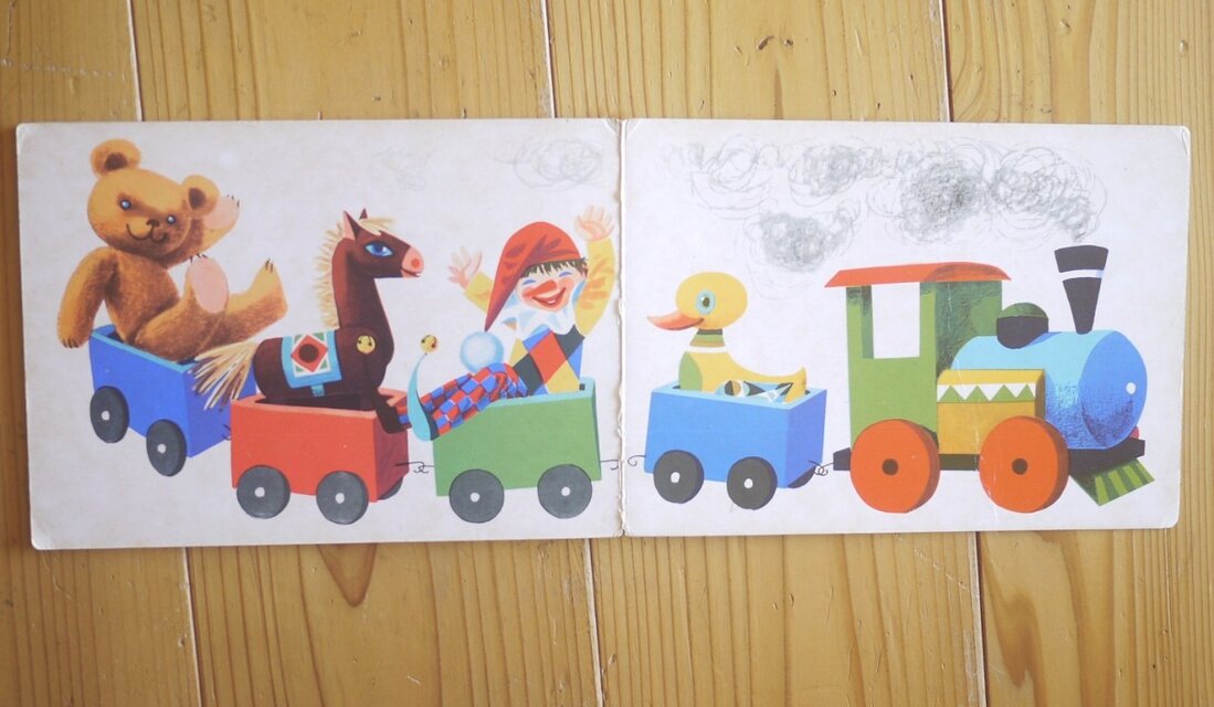 Spielzeugreise おもちゃの旅 ドイツ古書 ドイツ絵本 | iichi 日々の