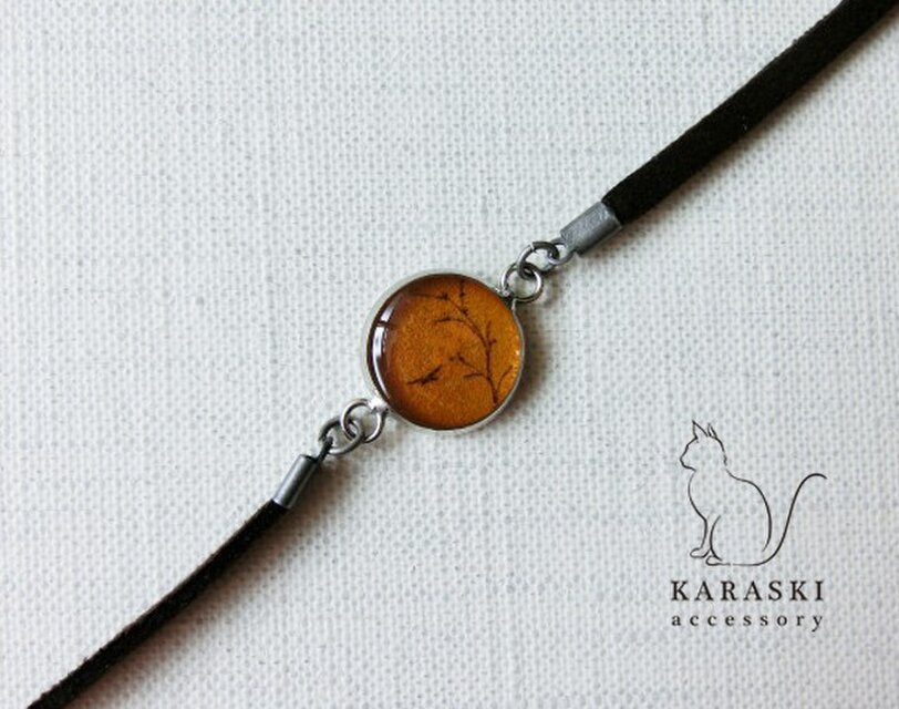 ブレスレット004/梢と鳥