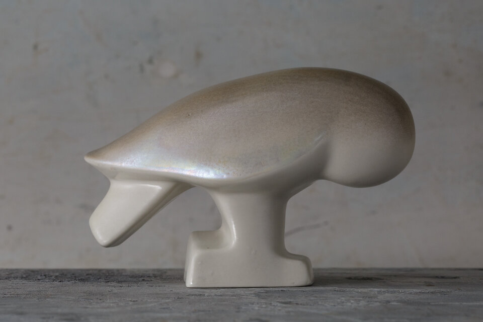 リルモア・マンネルヘイム WWFシリーズ フクロウ 陶器オブジェ