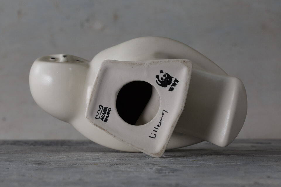 リルモア・マンネルヘイム WWFシリーズ フクロウ 陶器オブジェ