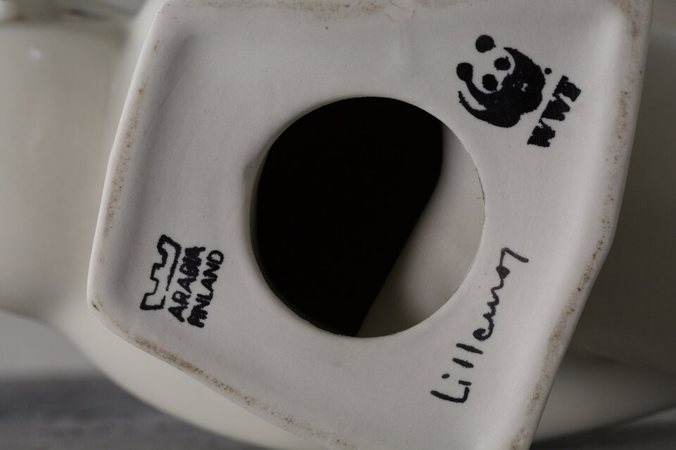 リルモア・マンネルヘイム WWFシリーズ フクロウ 陶器オブジェ