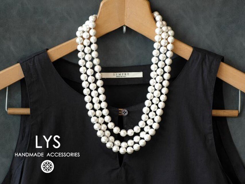 コットンパール３連ショート（ﾎﾜｲﾄ）