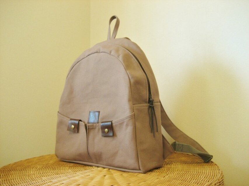 帆布のリュック『ミルクココア』