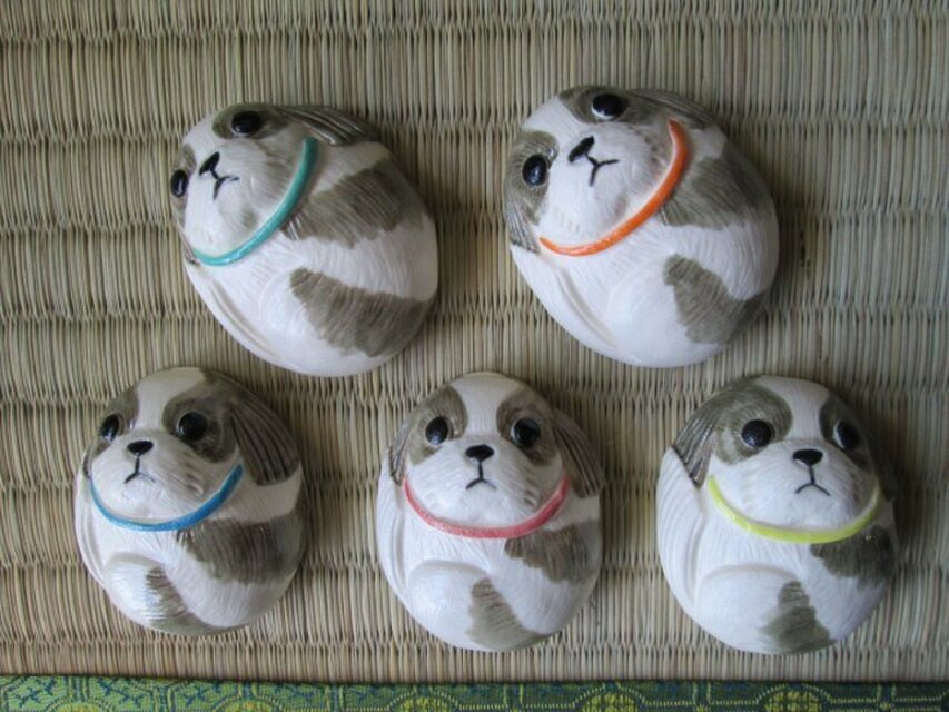 シーズーの箸置き（５個セット）