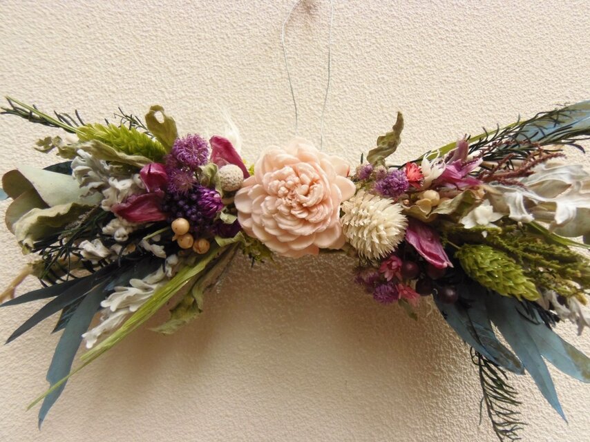 ピンクのスワッグ