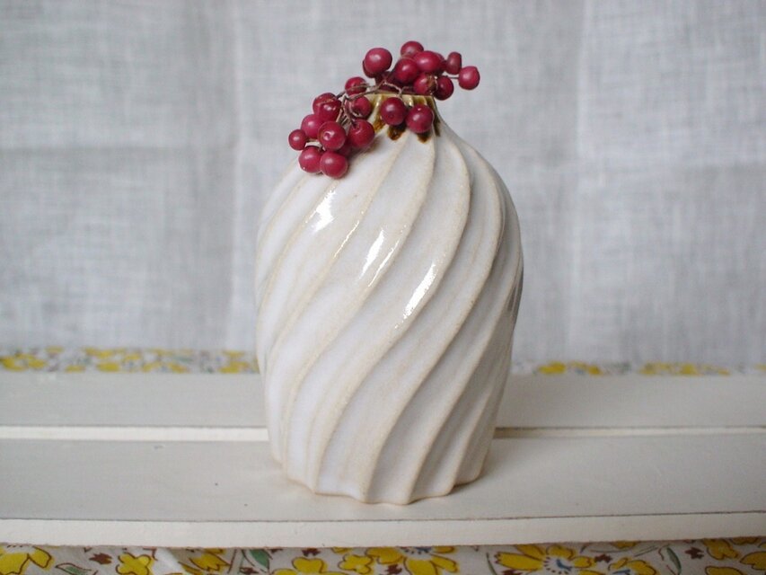 しのぎ一輪挿し（長丸）