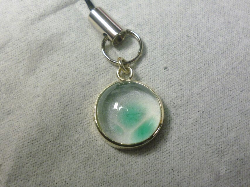 硝子根付（水ヨーヨーふう）