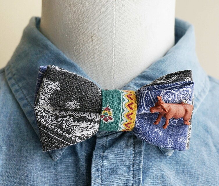 2WAY BOWTIE(bandana-bull)