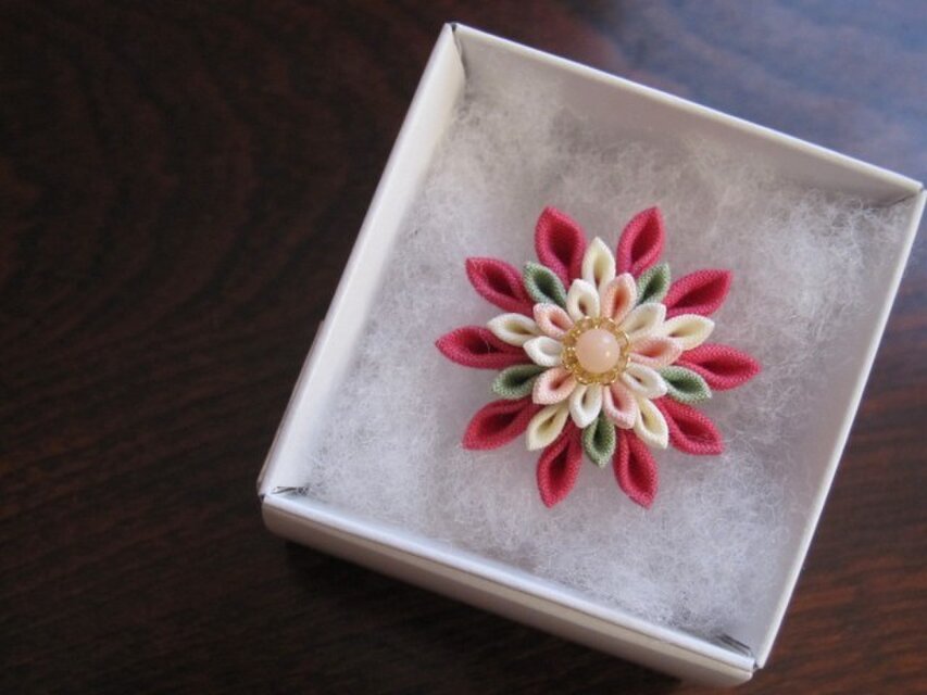 つまみ細工 指輪