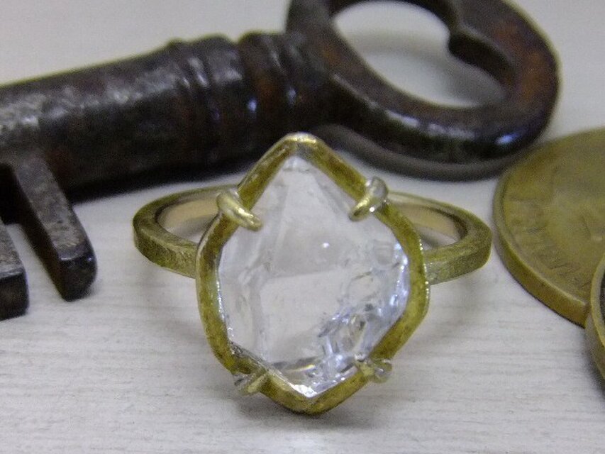 ダブルターミネート＊アンティーク調リング