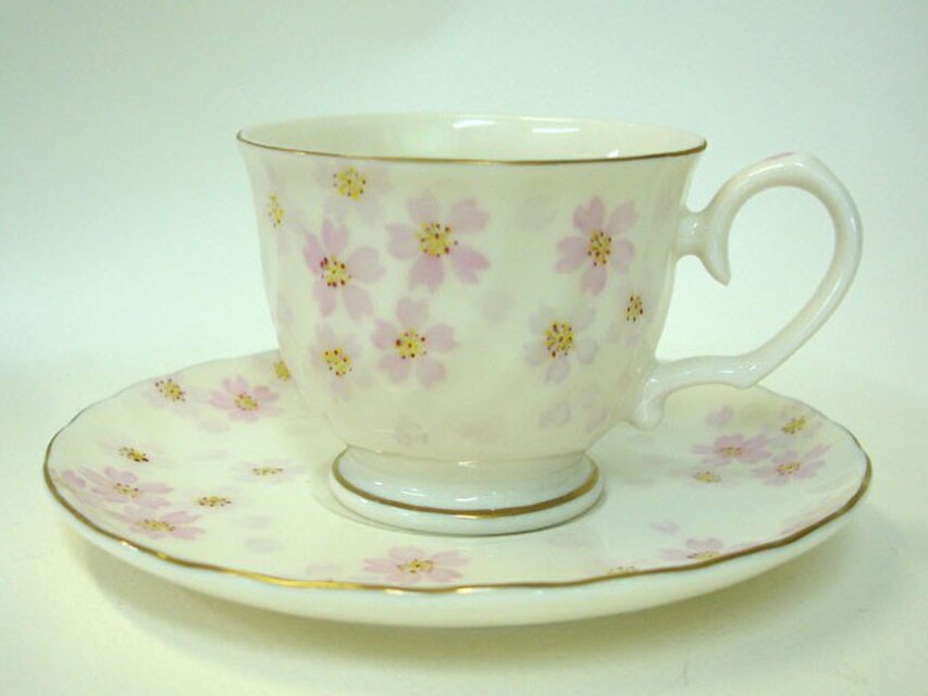 桜のデミタスカップ＆ソーサー