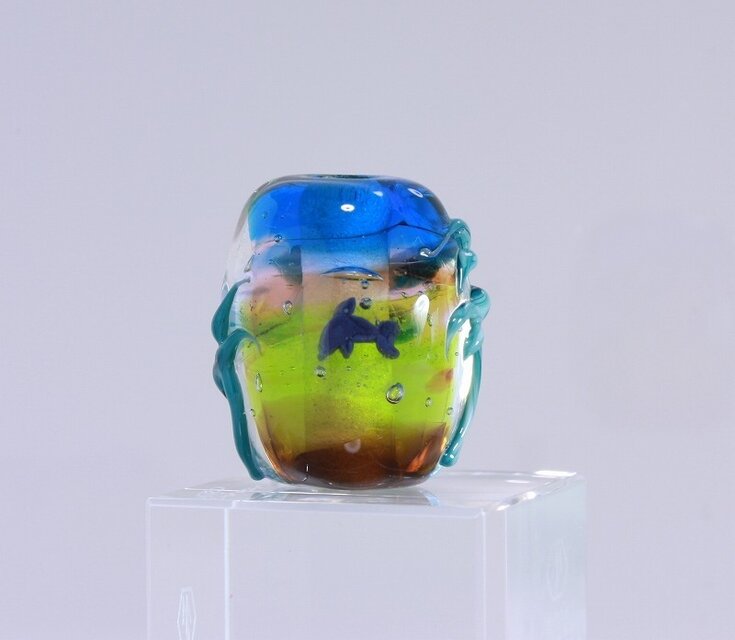 とんぼ玉「サンセットビーチ」