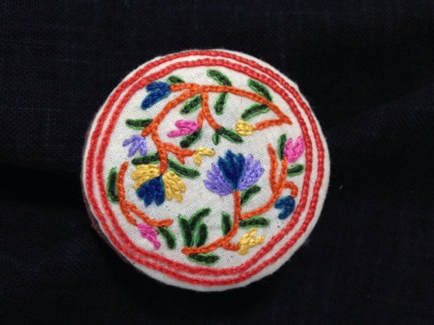 伝統柄ブローチ4