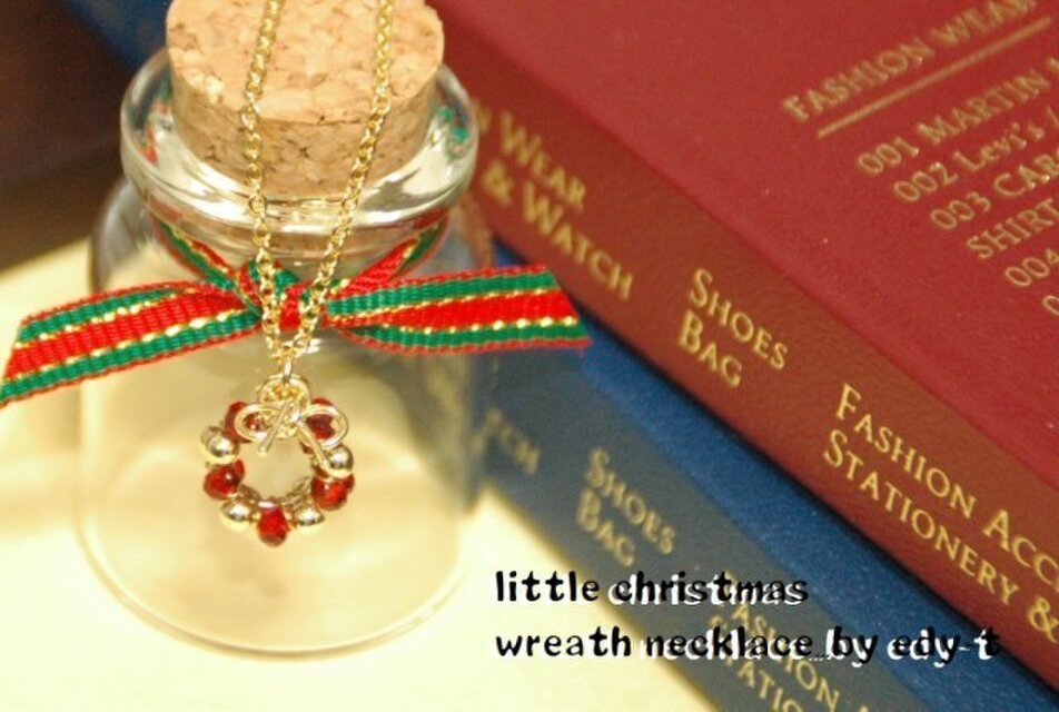edy-t■リトルクリスマスリースネックレス☆