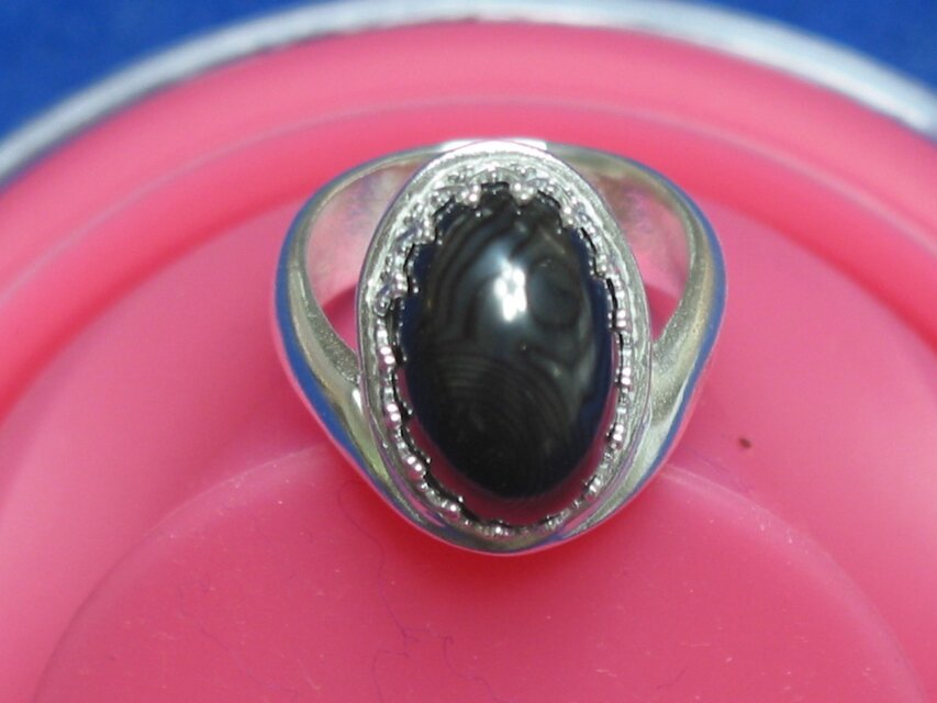 リボンヘマタイトのリング