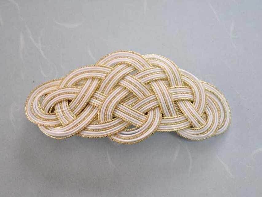 maki様 特注 水引バレッタ　