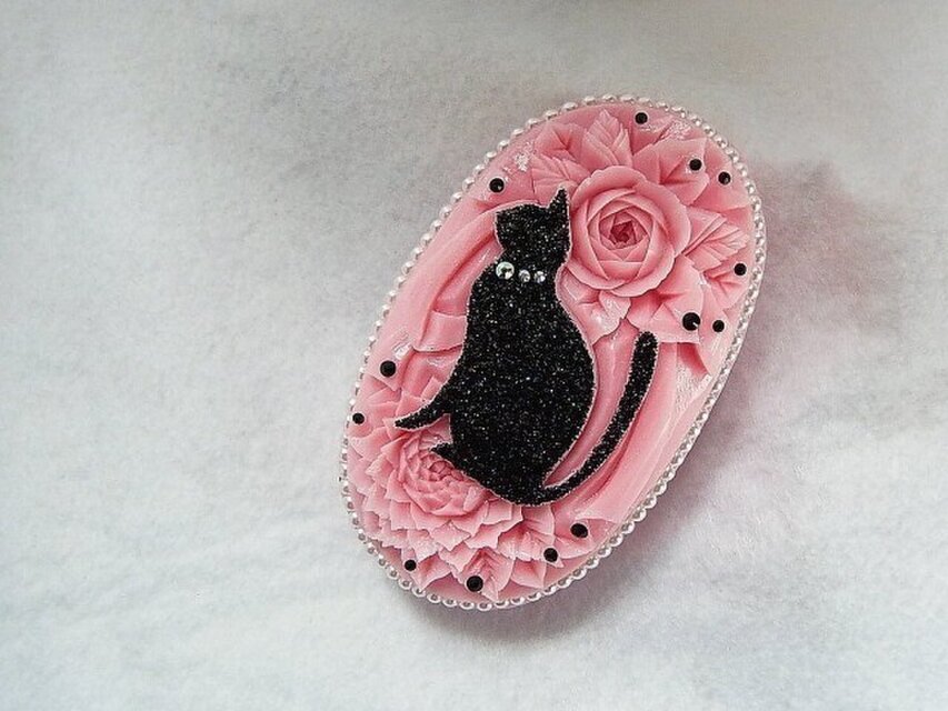 ピンクキャット。ソープカービング