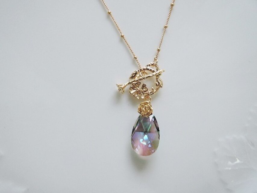 ☆スワロフスキークリスタル　新作　フラワー（516）