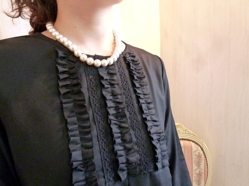 XS～31号サイズ豊富●ギャザーフリルタックワンピース●卒園卒業式入学式結婚フォーマル冠婚葬祭●大きいトール