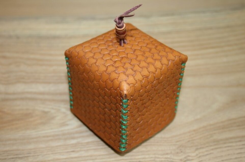 箱　バスケットスタンプ