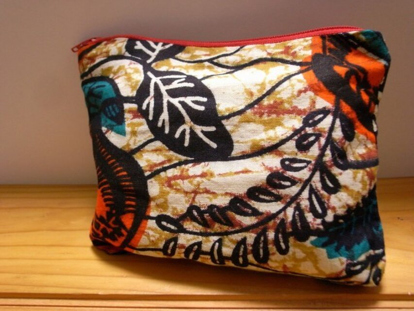 アフリカン　カラフルポーチ（委託）