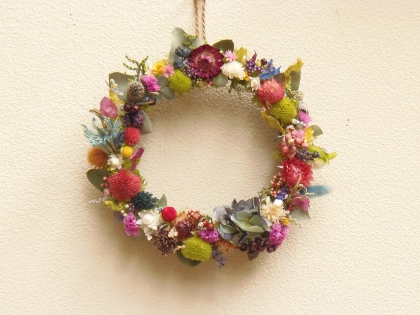 ハルノイロ　－野の花リースー