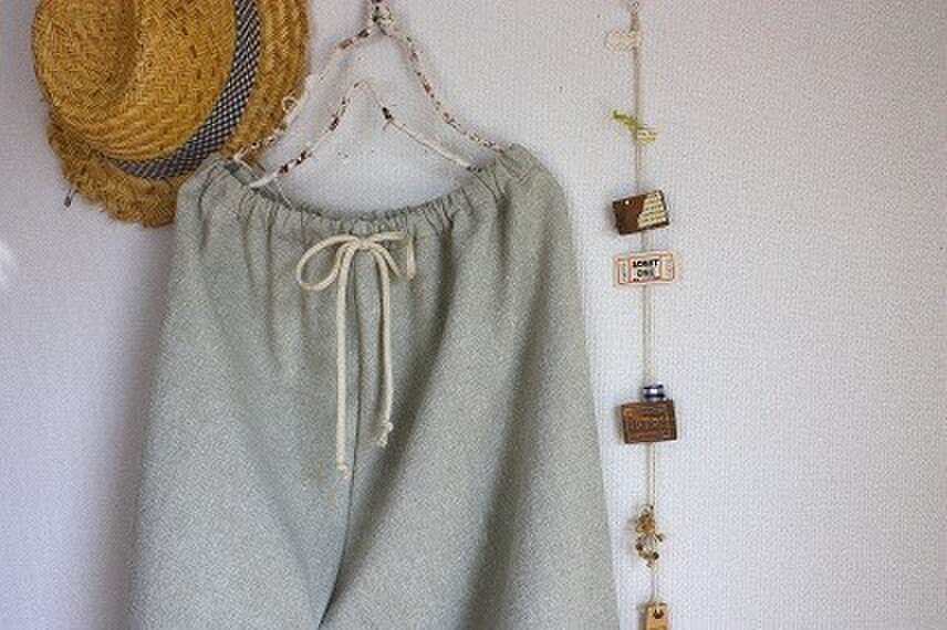 ami様オーダー分大人の春待ちサルエルパンツ