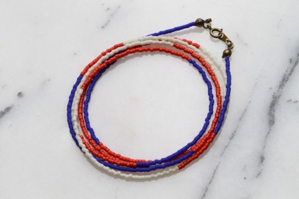 ビーズブレスレットネックレス【Paris】