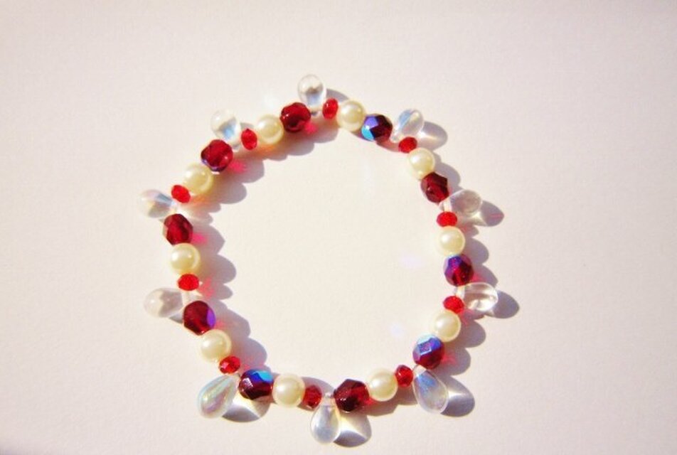 チェコビーズ　Flour　ブレスレット