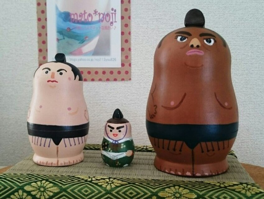 大きなおすもうさんのマトリョーシカ