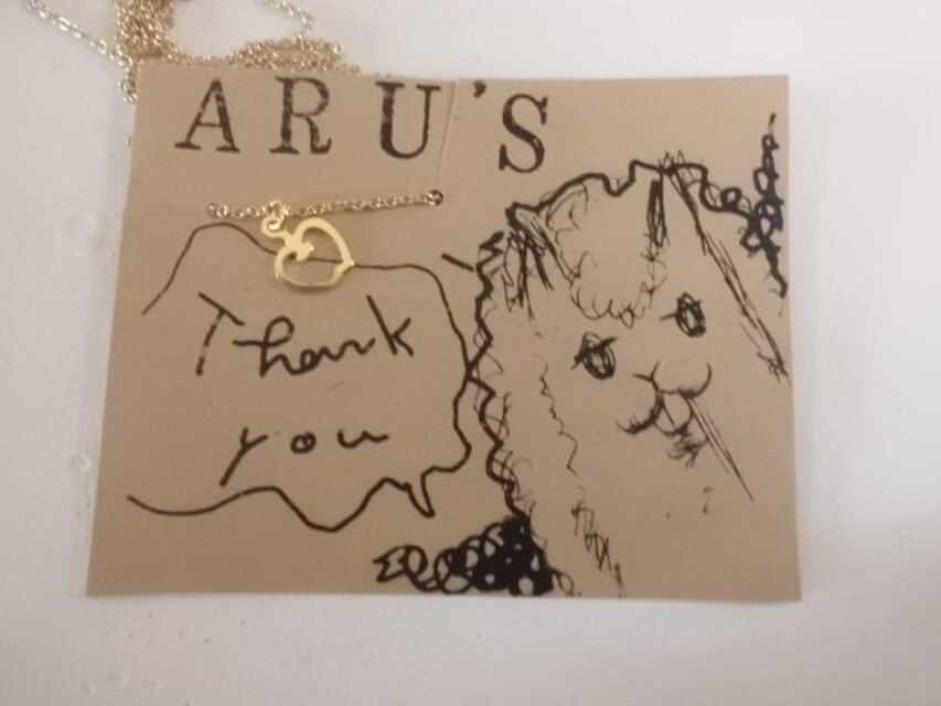 リンゴのネックレス