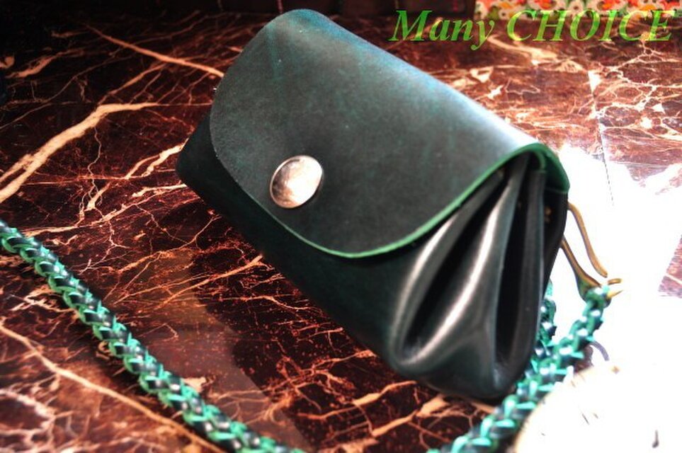 革の宝石ルガトー・アコーディオンコインキャッチャーバック