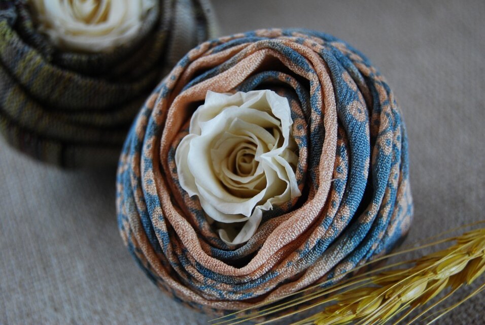 マシュマロローズコサージュ　かのこ