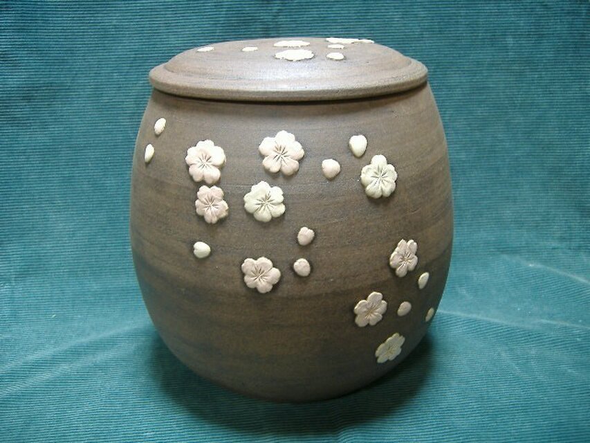 【SALE】理由有り、塩壷・桜花no56