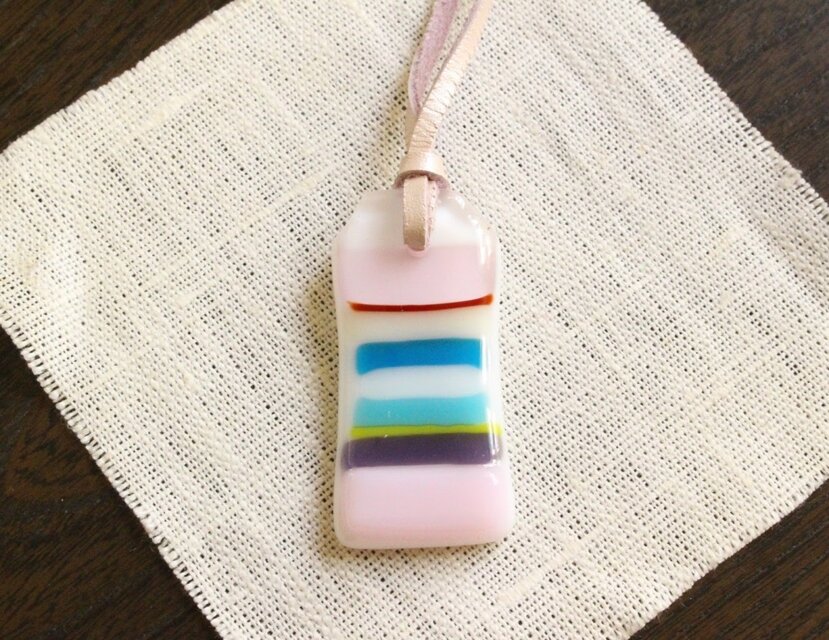 しましまのネックレス