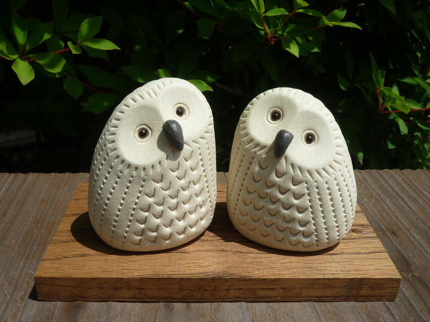 なかよしふくろう（白）1