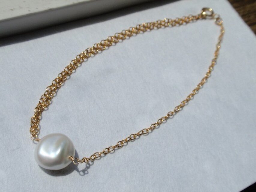 ケシパールの１粒ブレスレット