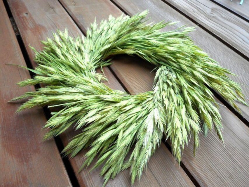 カラス麦のリース